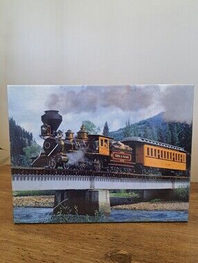 Springbok 500 Piece Jigsaw Puzzle Sealed New In Box Durango Express Train As Is
